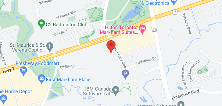 map of #1619 -60 SOUTH TOWN CENTRE BLVD